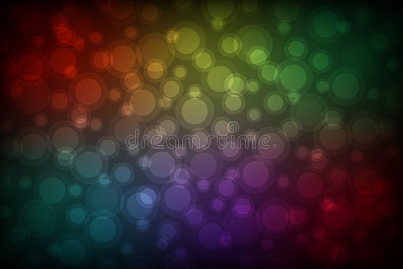 Fondo abstracto colorido del bokeh ilustración del vector Fondo abstracto colorido del bokeh ilustración del vector