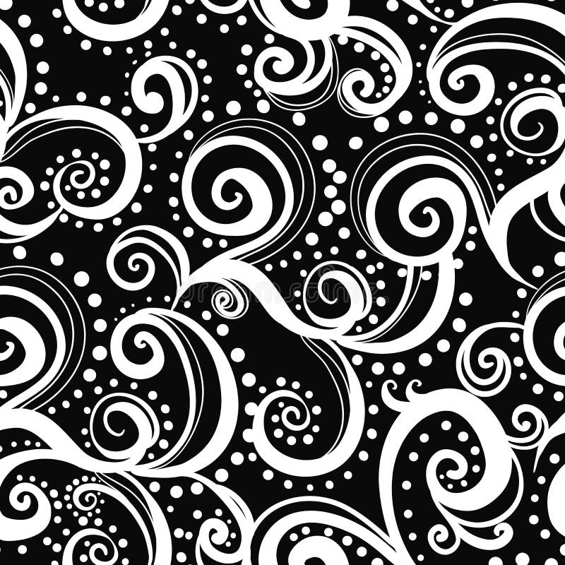 Fondo abstracto con el rizo ilustración del vector Fondo abstracto con el rizo ilustración del vector