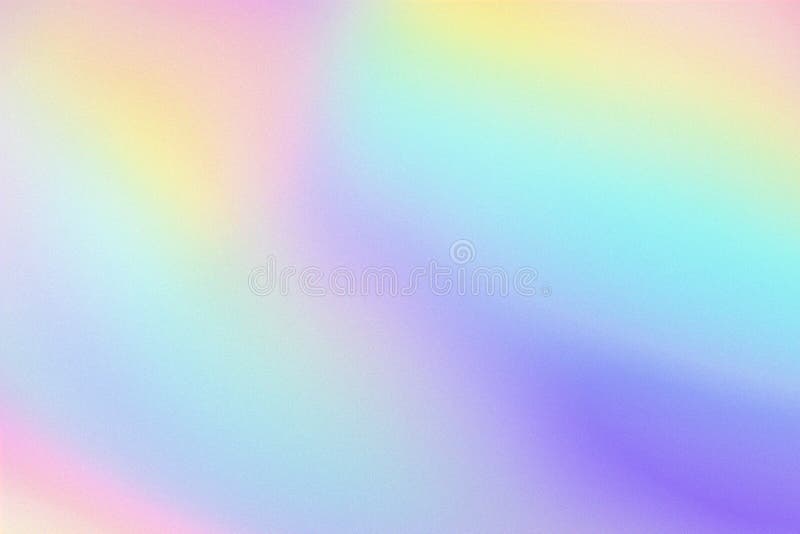 Fondo abstracto de gradiente de grano borroso holográfico pastel fotografía de archivo