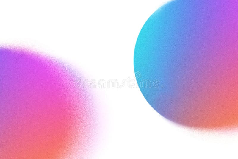Fondo abstracto de gradiente de grano de círculo difuminado holográfico de neón pastel imagen de archivo