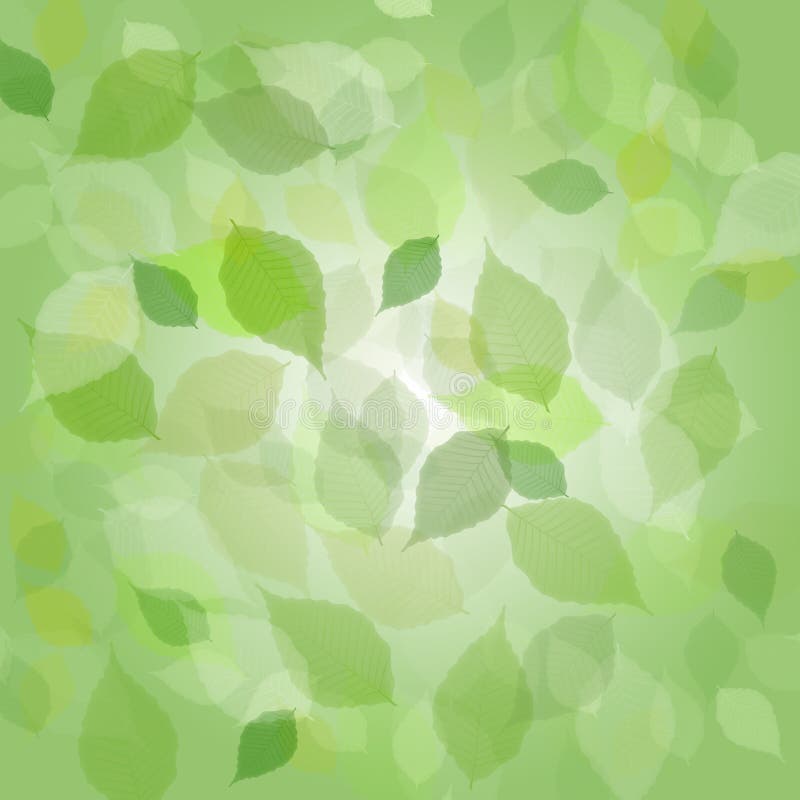Fondo abstracto de hojas stock de ilustración Fondo abstracto de hojas stock de ilustración