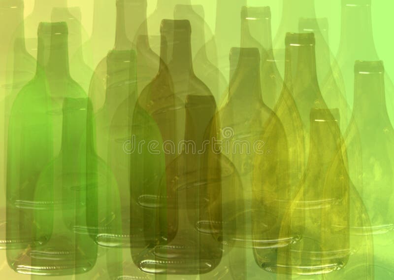 Fondo abstracto de la botella ilustración del vector Fondo abstracto de la botella ilustración del vector