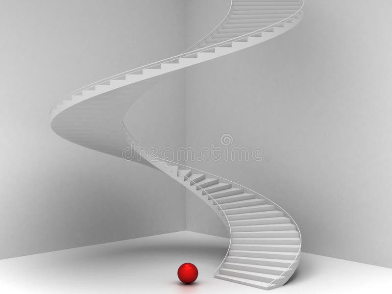 Fondo abstracto de la escalera libre illustration