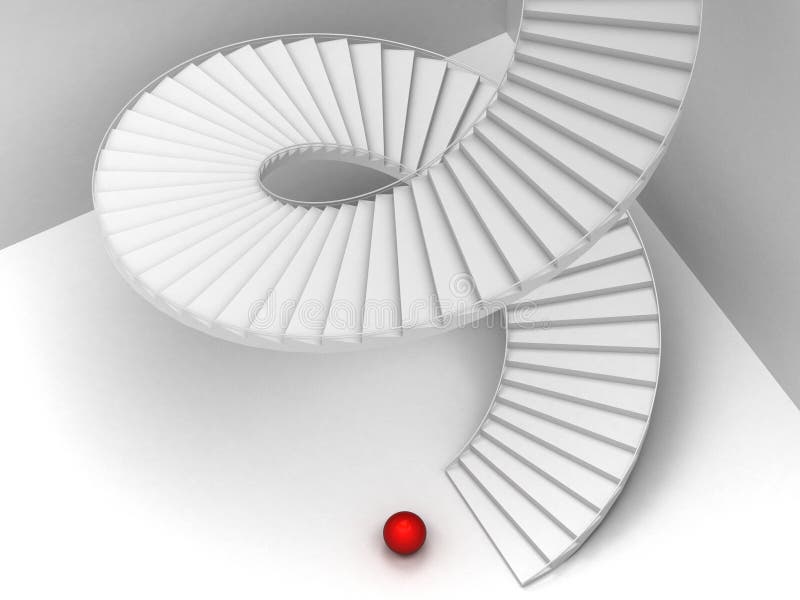 Fondo abstracto de la escalera libre illustration