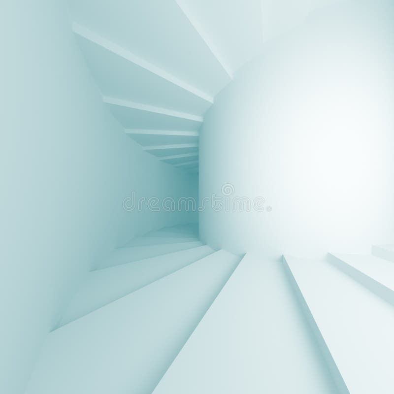 Fondo abstracto de la escalera stock de ilustración