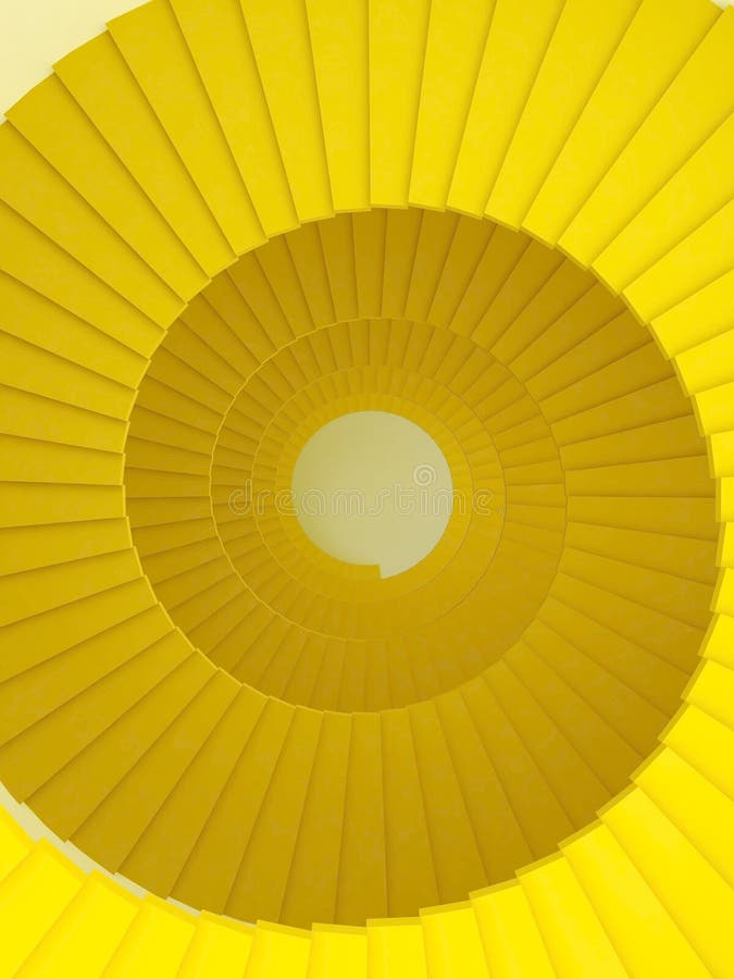 Fondo abstracto de la escalera espiral libre illustration
