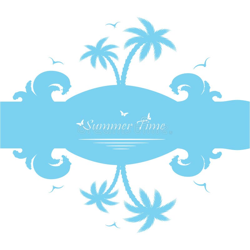 Download Fondo abstracto de la isla ilustración del vector. Ilustración de emblema - 41909609