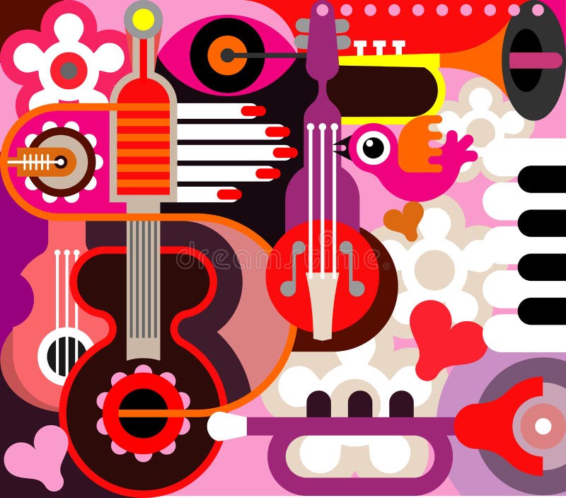 Fondo abstracto de la música libre illustration Fondo abstracto de la música libre illustration