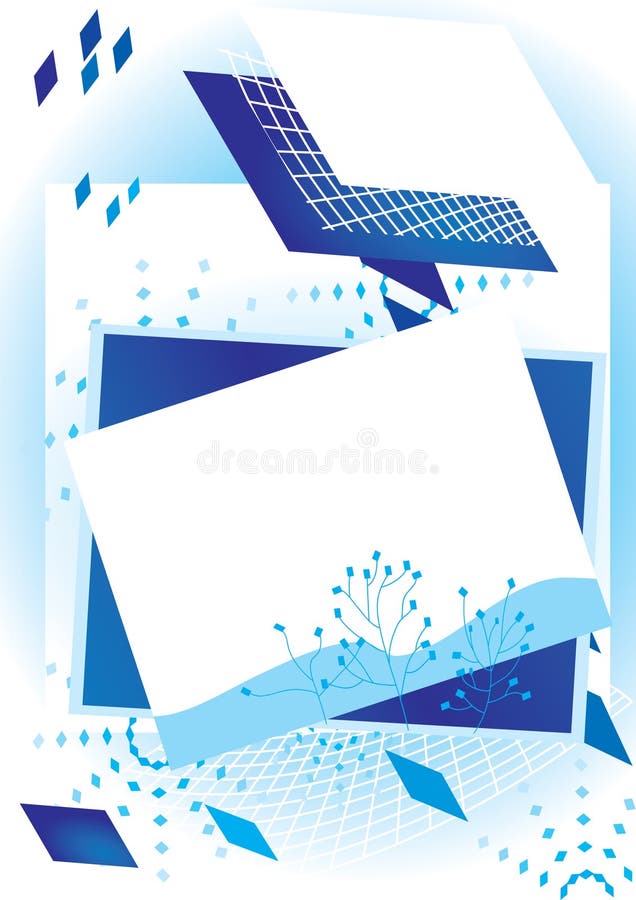 Fondo Rectangular Abstracto_eps stock de ilustración