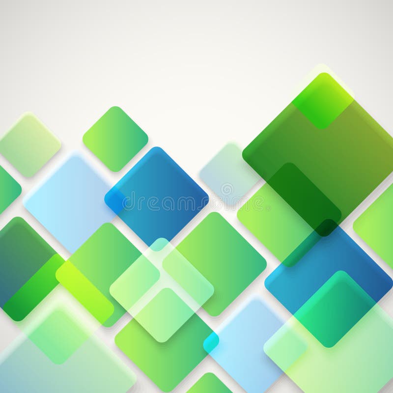 Fondo abstracto del vector de diversos cuadrados del color libre illustration