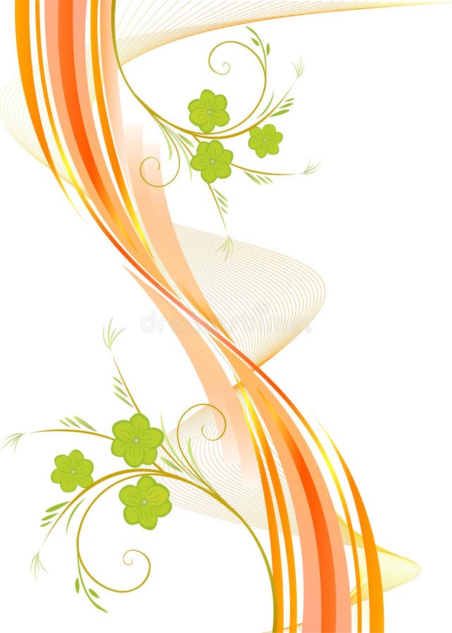 Abstract spring vector background illustration. Abstract spring vector background illustration