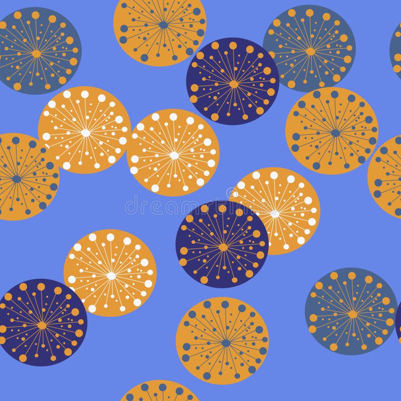 Fondo abstracto elegante inconsútil con los elementos decorativos stock de ilustración