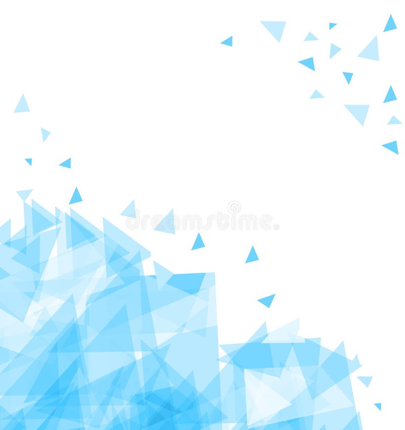 Fondo Abstracto Moderno De Triángulos En Movimiento Caótico Ilustración del  Vector - Ilustración de color, hielo: 163808753