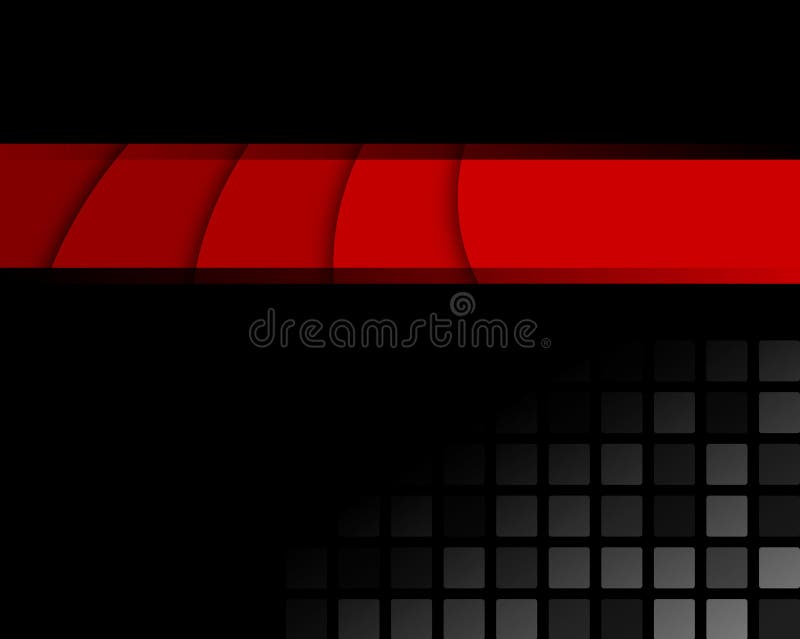 Fondo abstracto negro y rojo ilustración del vector Fondo abstracto negro y rojo ilustración del vector