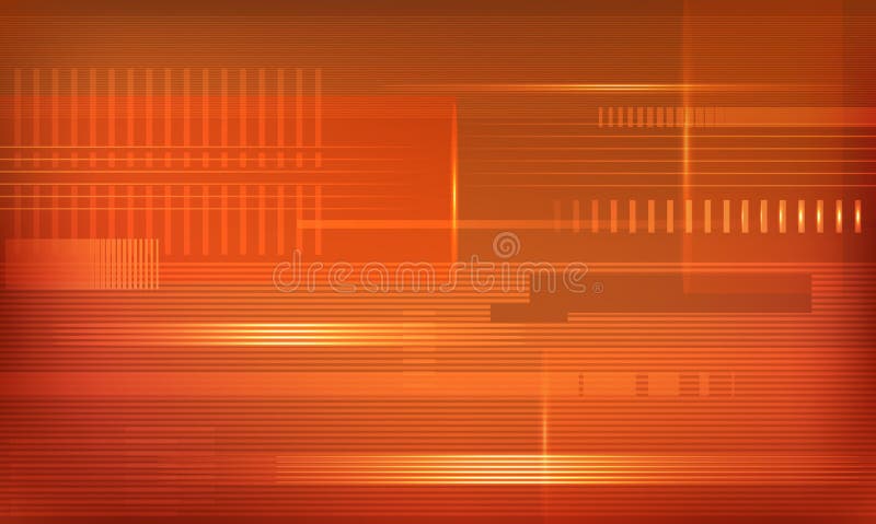 Fondo anaranjado del techno del vector ilustración del vector Fondo anaranjado del techno del vector ilustración del vector