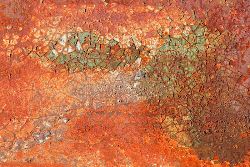 Fondo arrugginito del metallo immagine stock