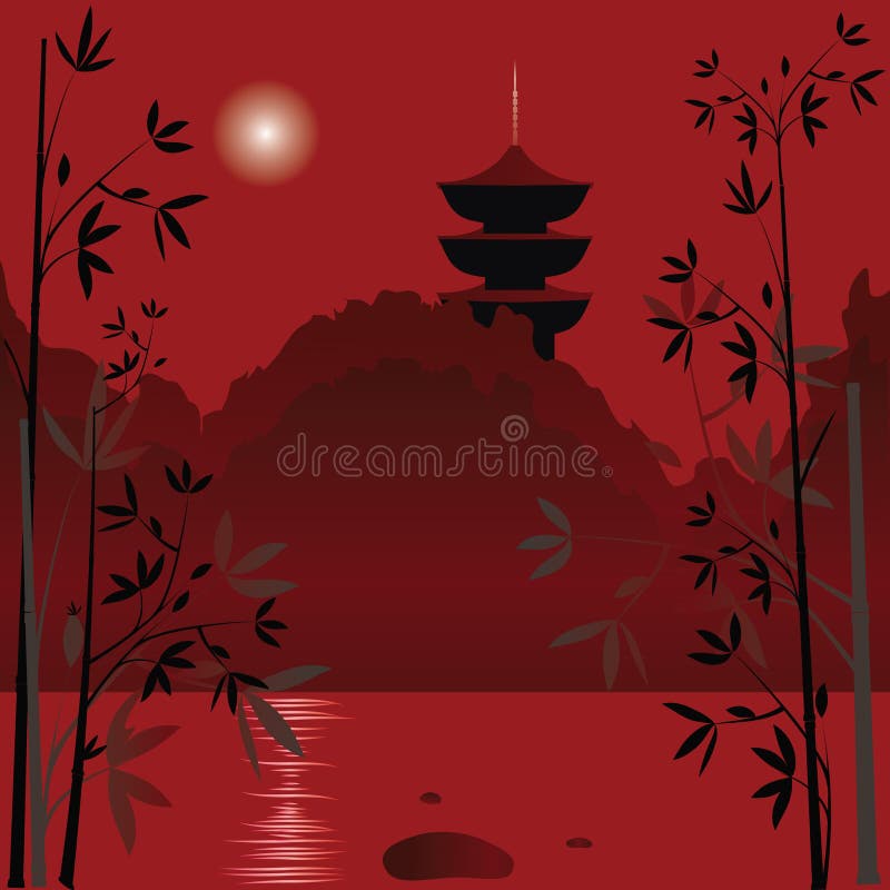 Fondo asiático libre illustration Fondo asiático libre illustration