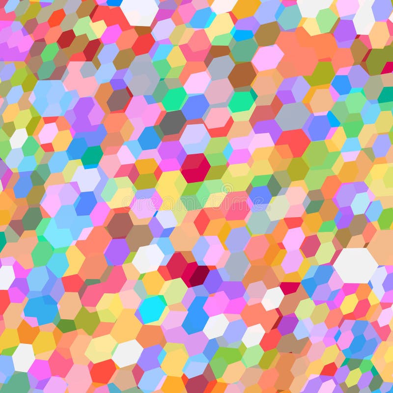 Abstract background with chaotic confetti hex polygons. Abstract background with chaotic confetti hex polygons