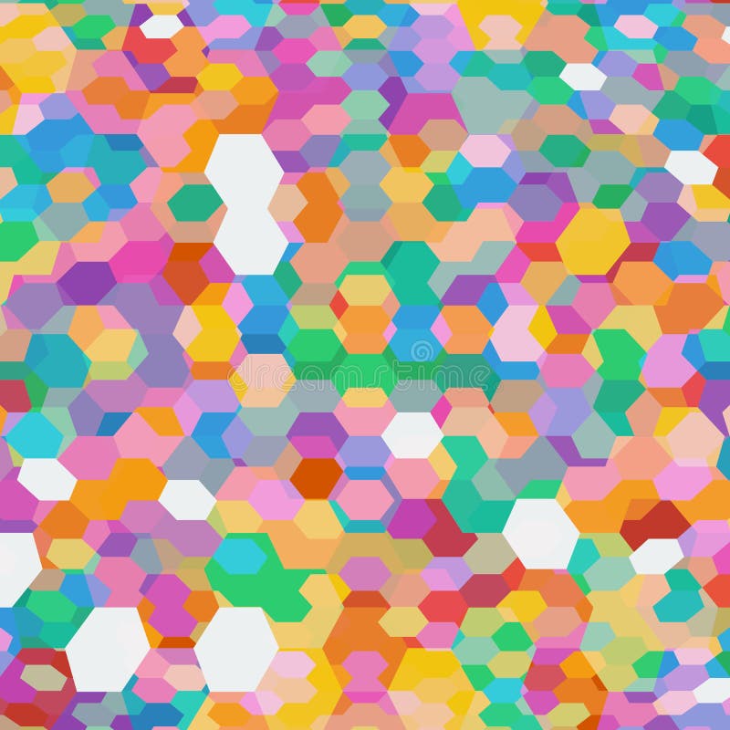 Abstract background with messy confetti hex polygons. Abstract background with messy confetti hex polygons