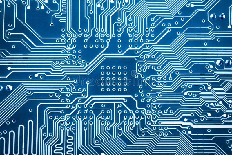 Fondo astratto con il circuito alta tecnologia fotografia stock