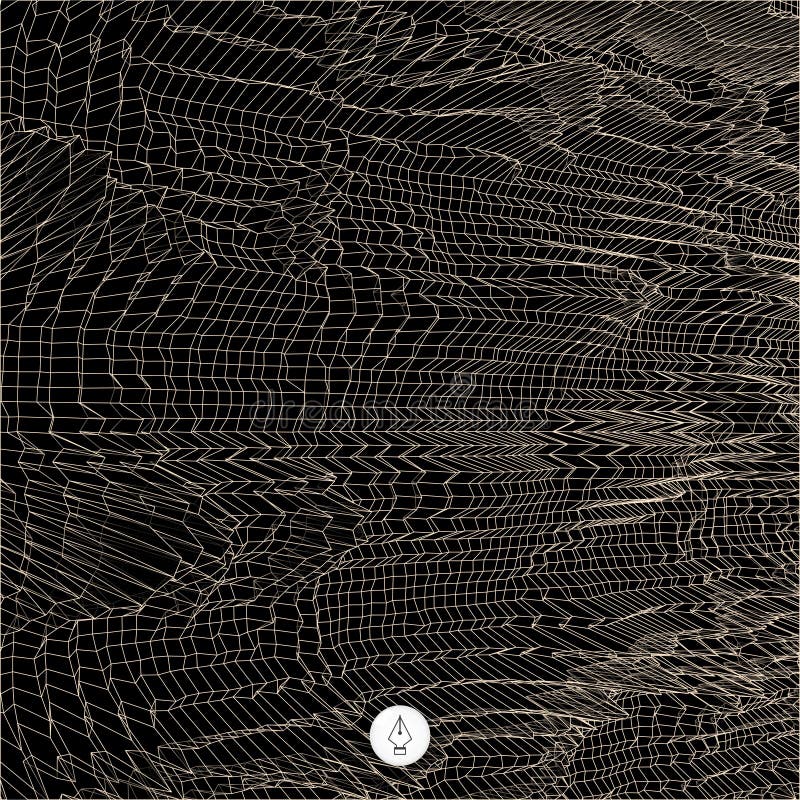 Download Fondo Astratto Della Rete Vettore Di Tecnologia 3d Illustrazione Vettoriale - Illustrazione di maglia, copertura: 56884030