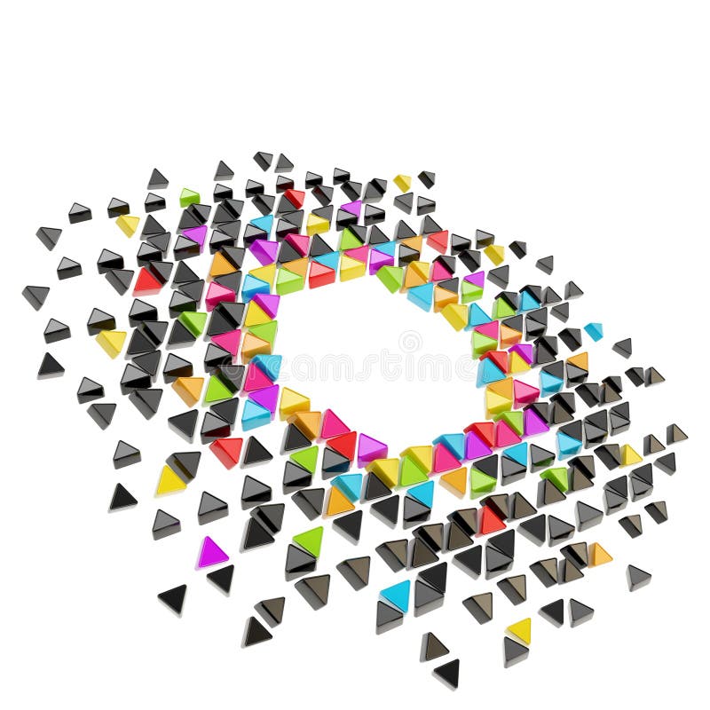 Fondo astratto della struttura di esagono del copyspace isolato royalty illustrazione gratis