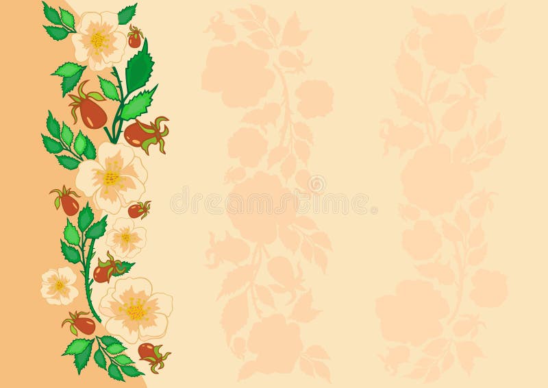 Fondo astratto delle rose illustrazione di stock Fondo astratto delle rose illustrazione di stock