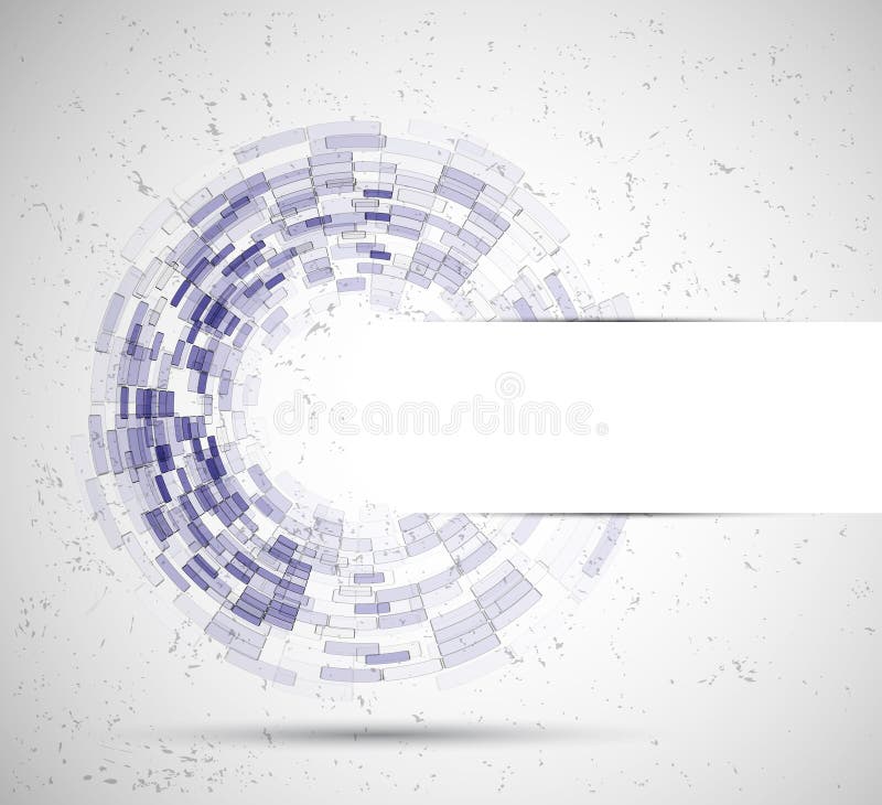 Fondo astratto di affari di tecnology del cerchio royalty illustrazione gratis Fondo astratto di affari di tecnology del cerchio royalty illustrazione gratis