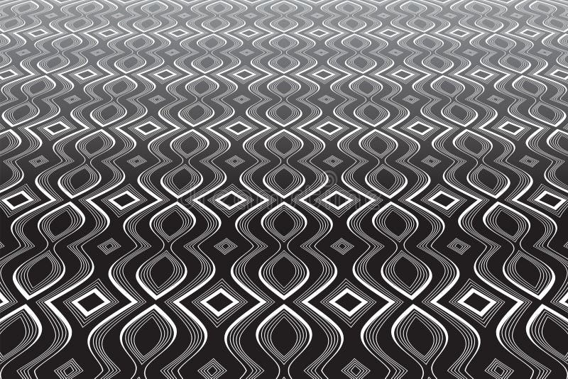 Fondo astratto di arte op. Superficie strutturata. illustrazione di stock Fondo astratto di arte op. Superficie strutturata. illustrazione di stock