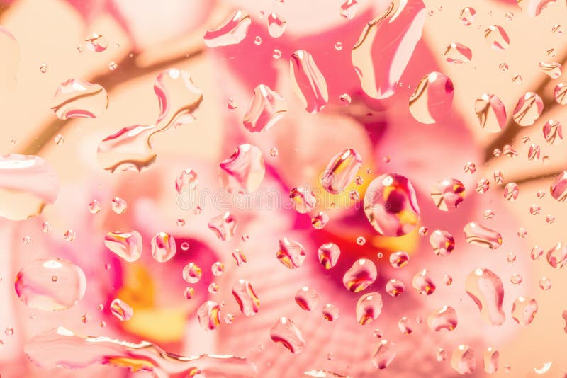 Fondo astratto di colore con le gocce di acqua immagine stock libera da diritti Fondo astratto di colore con le gocce di acqua immagine stock libera da diritti