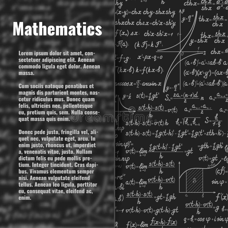 Fondo astratto di per la matematica dietro l'insegna di vetro opaca illustrazione vettoriale Fondo astratto di per la matematica dietro l'insegna di vetro opaca illustrazione vettoriale