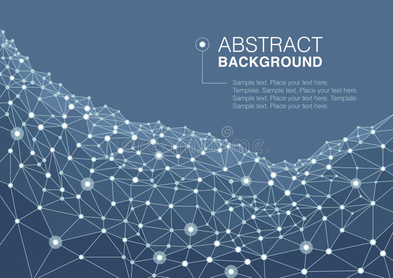 Fondo astratto di un concetto di comunicazione illustrazione di stock Fondo astratto di un concetto di comunicazione illustrazione di stock