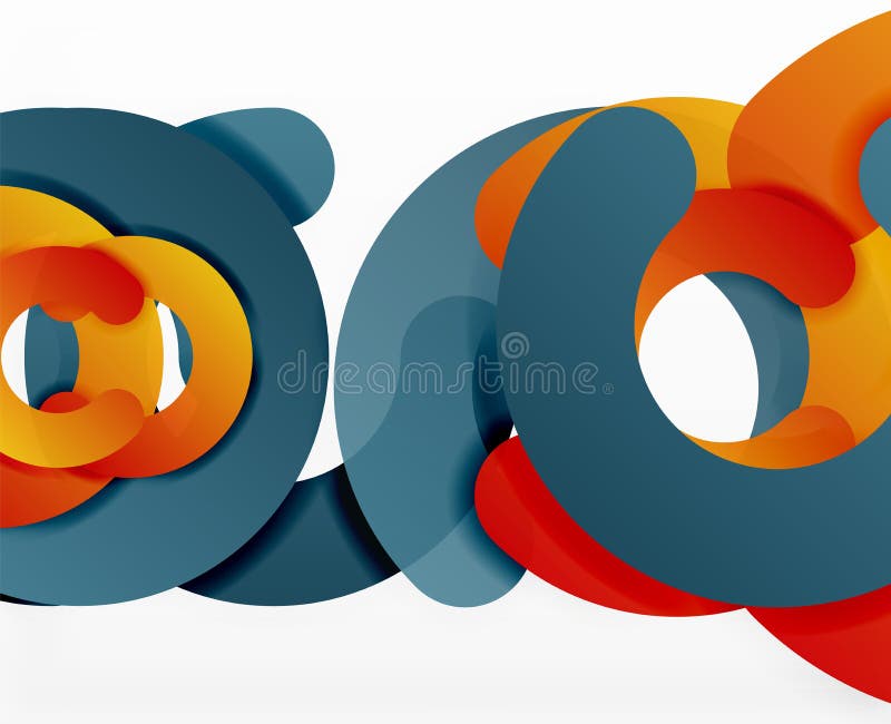 Fondo astratto geometrico del cerchio, affare variopinto o progettazione di tecnologia per il web royalty illustrazione gratis Fondo astratto geometrico del cerchio, affare variopinto o progettazione di tecnologia per il web royalty illustrazione gratis