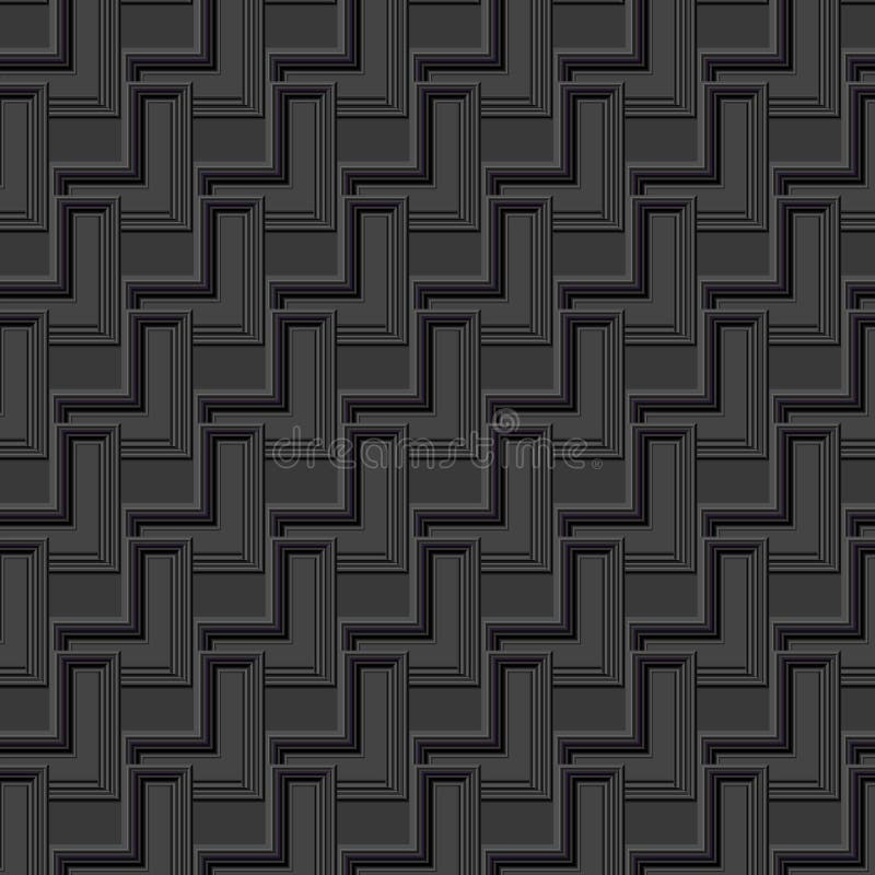 fondo astratto geometrico monocromatico grigio 3D per le progettazioni della costruzione e futuristiche illustrazione di stock fondo astratto geometrico monocromatico grigio 3D per le progettazioni della costruzione e futuristiche illustrazione di stock