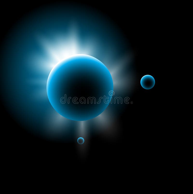 Fondo astronómico del espacio stock de ilustración Fondo astronómico del espacio stock de ilustración