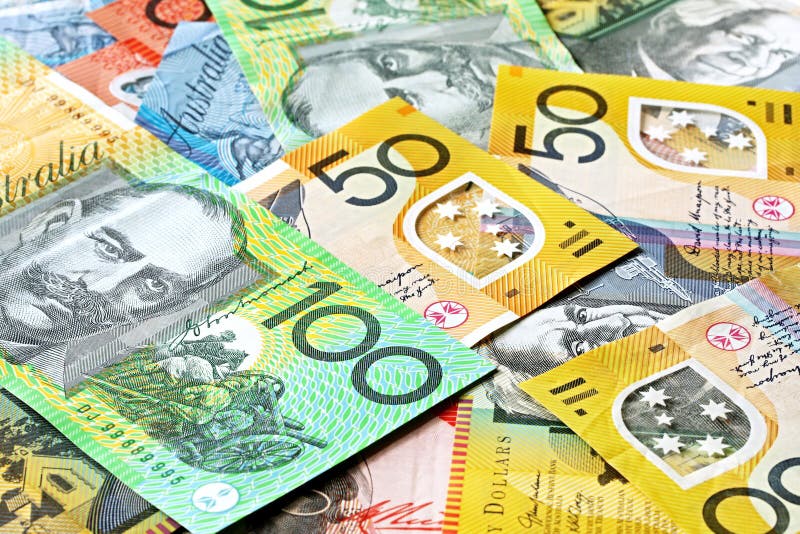 Fondo australiano del dinero foto de archivo libre de regalías Fondo australiano del dinero foto de archivo libre de regalías