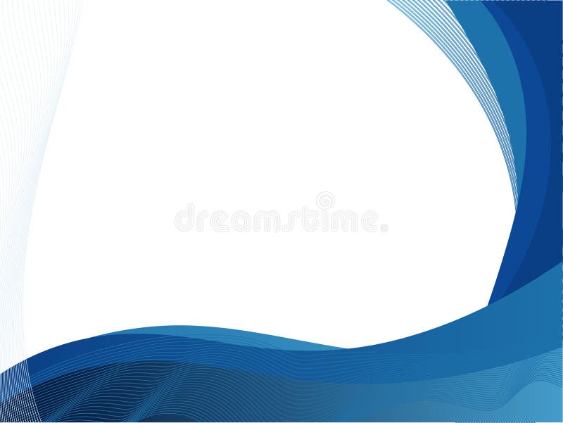Fondo azul de la onda del asunto stock de ilustración Fondo azul de la onda del asunto stock de ilustración