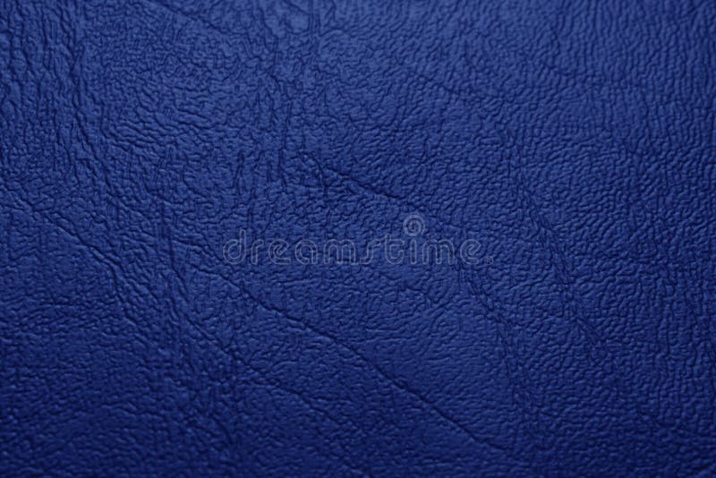 Fondo azul de la textura del cuero auténtico