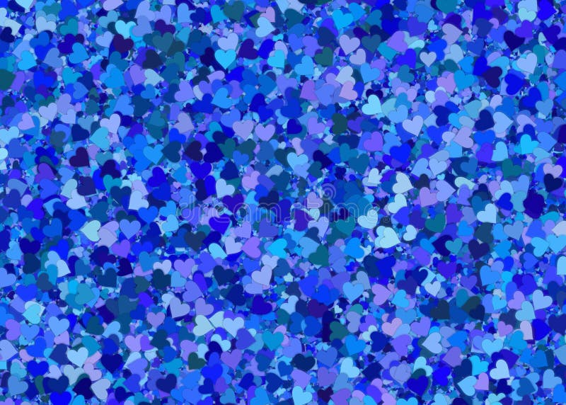 Fondo azul de muchos corazones libre illustration Fondo azul de muchos corazones libre illustration