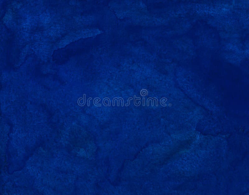 Fondo azul marino de color de agua gris. fondo oscuro abstracto pintado a mano. manchas en papel
