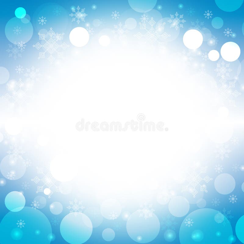 Fondo azul profundo de la Navidad con los copos de nieve blancos. Extracto azul profundo del fondo de la Navidad con los copos de nieve blancos - diseñe por la Navidad, el invierno y el Año Nuevo
