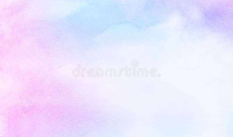 Fondo azul, púrpura y rosado apacible de la acuarela de las sombras para la tarjeta del vintage, plantilla retra foto de archivo Fondo azul, púrpura y rosado apacible de la acuarela de las sombras para la tarjeta del vintage, plantilla retra foto de archivo