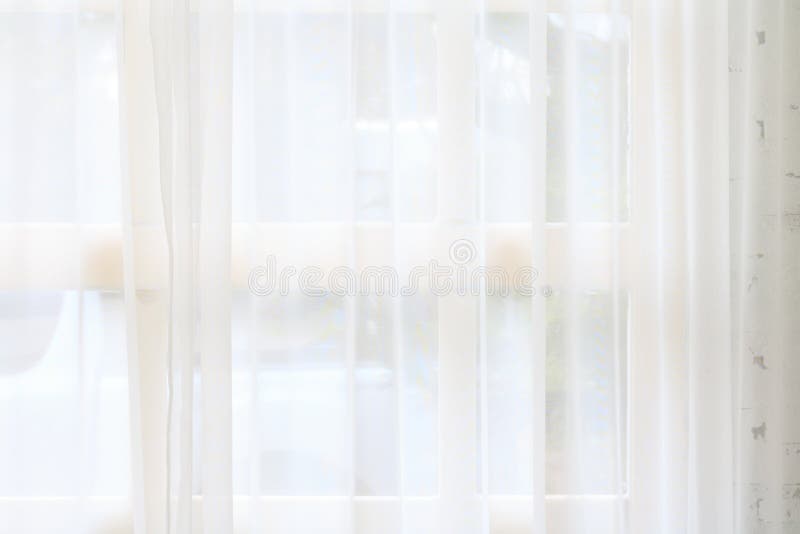 Fondo bianco della finestra e della tenda Contesti di mattina immagini stock