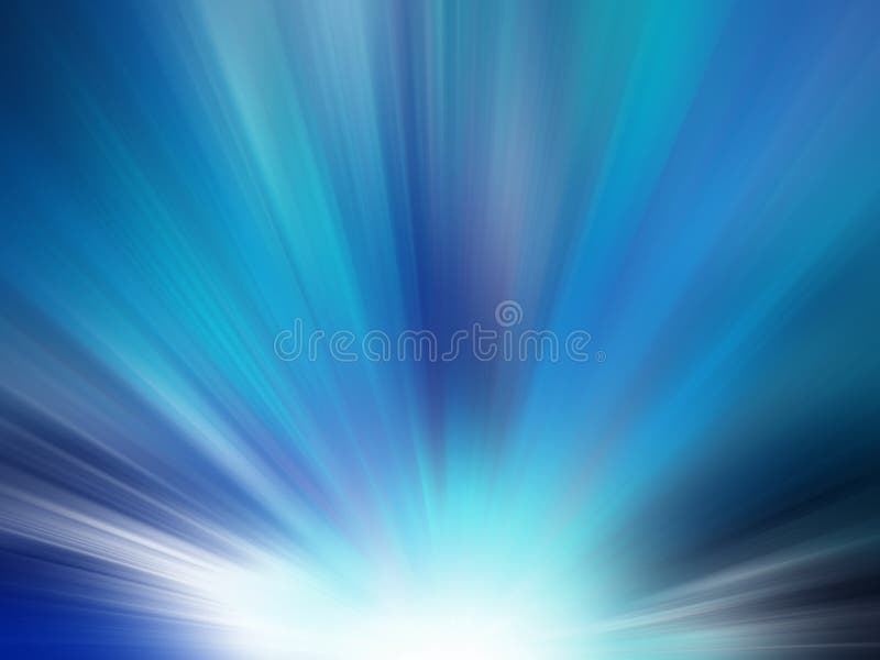 Fondo blu dell'estratto del raggio luminoso di Starburst illustrazione di stock