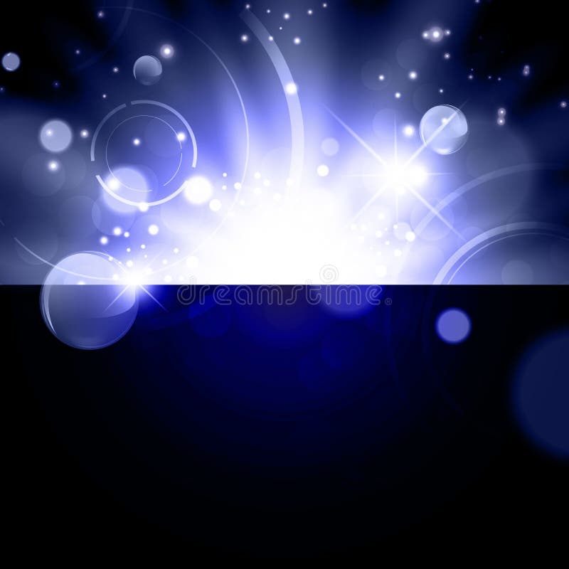 Fondo brillante abstracto de la galaxia ilustración del vector