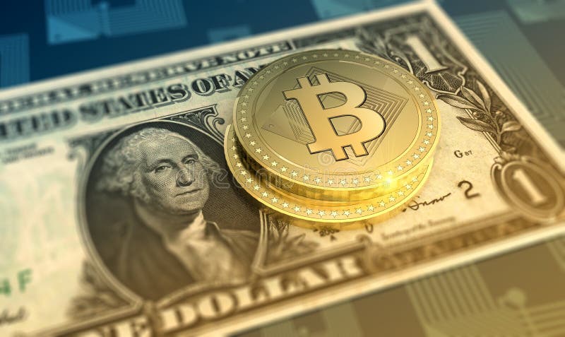 Fondo brillante de la crypto-moneda de los bitcoins stock de ilustración Fondo brillante de la crypto-moneda de los bitcoins stock de ilustración
