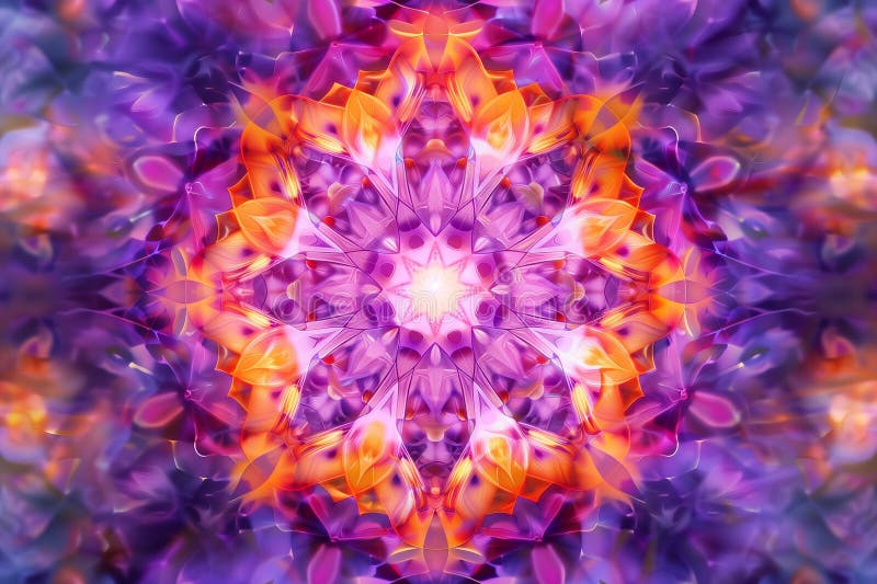 Fondo caleidoscopio abstracto ilustración del vector
