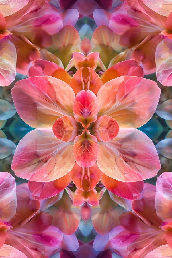 Fondo caleidoscopio abstracto libre illustration