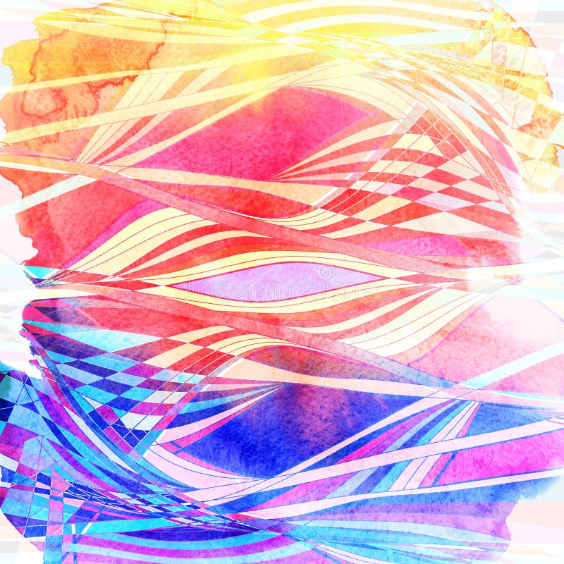 Fondo coloreado extracto ilustración del vector