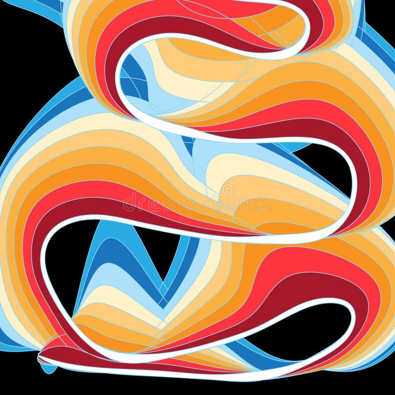 Fondo coloreado extracto ilustración del vector